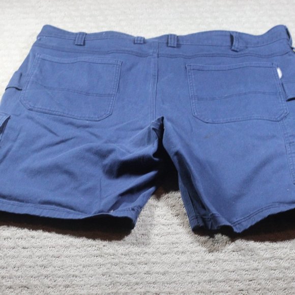 Duluth Trading Size 44x10 Navy Blue Cargo Shorts - Picture 2 of 5